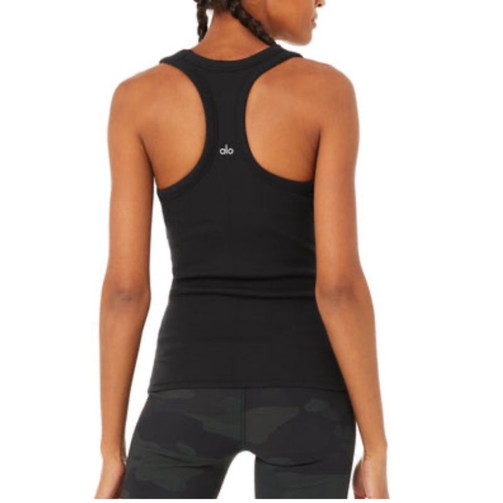 ALO rib support tank size small built in bra